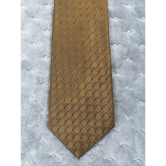 Robert Talbott Other - ROBERT TALBOTT - Studio Choc Brown Tie With Red And Blue Dots